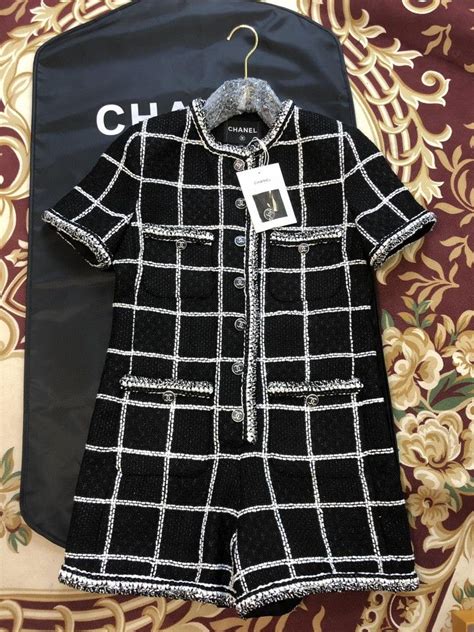 chanel short jumpsuit